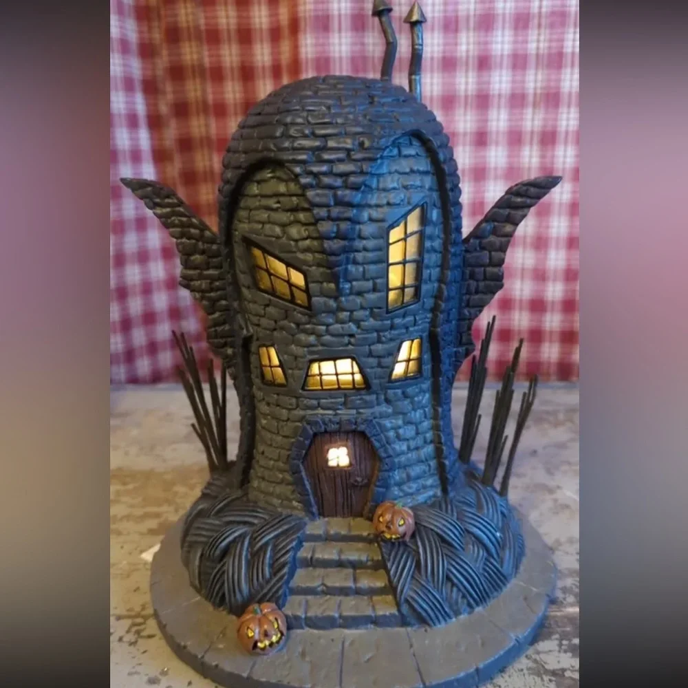 nightmare before christmas bat house hawthorne village - Picture 1 of 7